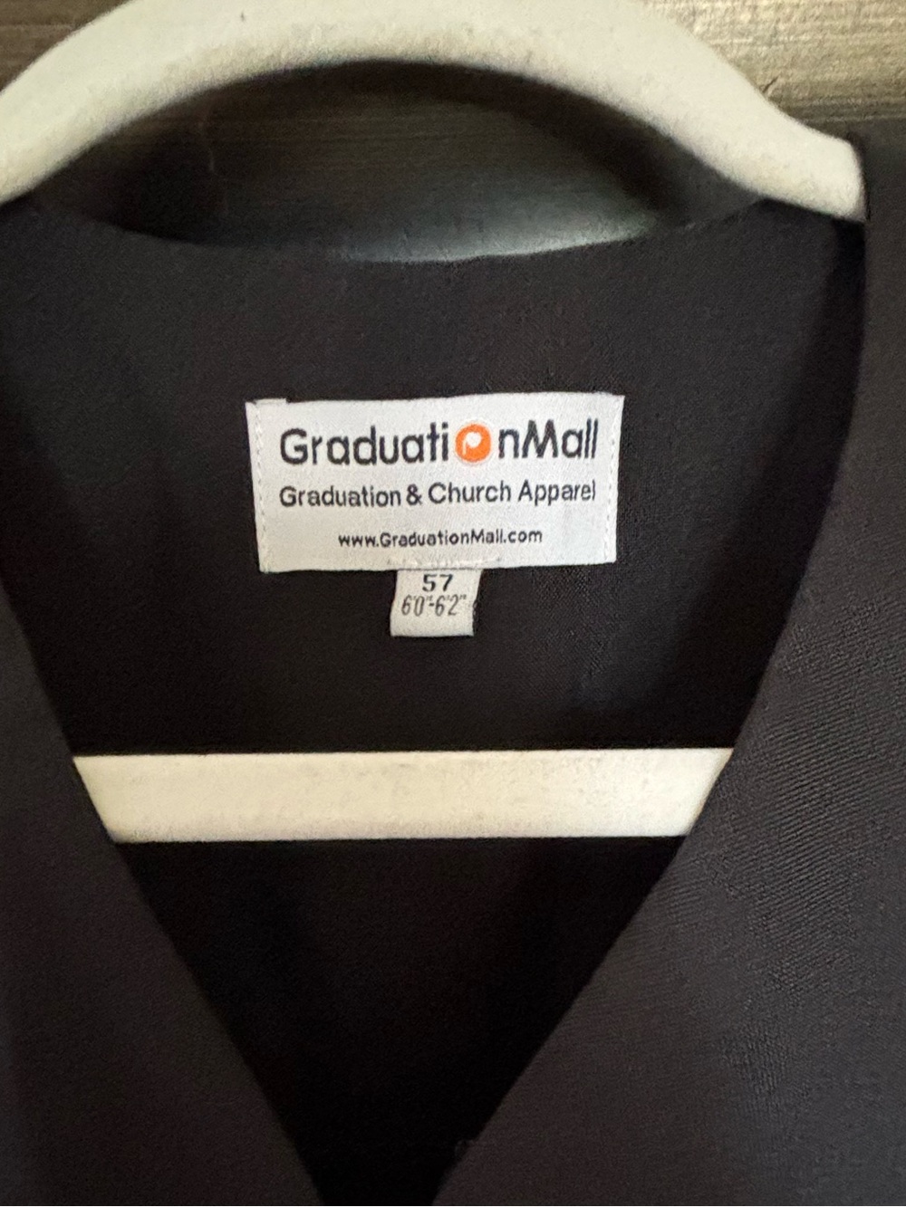 Classic Black Graduation Gown by Graduation Mall - Picture 3 of 3